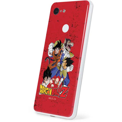 Dragon Ball Z Goku Vs Vegeta Google Pixel 3 Skin
